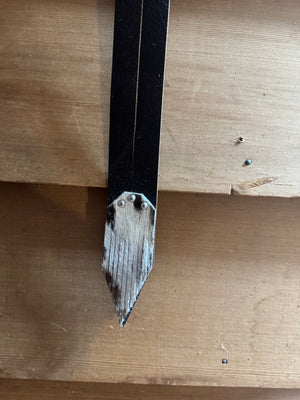 Feather and Cowhide Hat Hanger