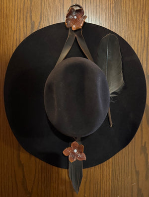 Saddle Tan and Sparkle Hat Hanger