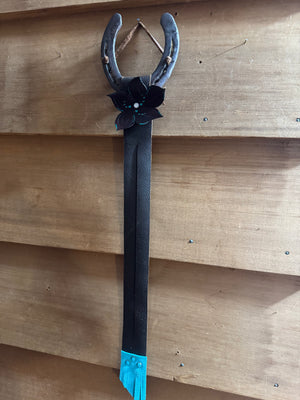 Deep Burgundy and Turquoise Hat Hanger