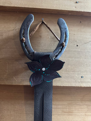 Deep Burgundy and Turquoise Hat Hanger