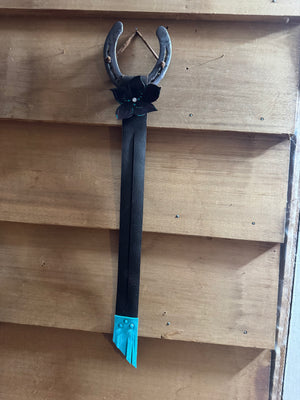 Deep Burgundy and Turquoise Hat Hanger