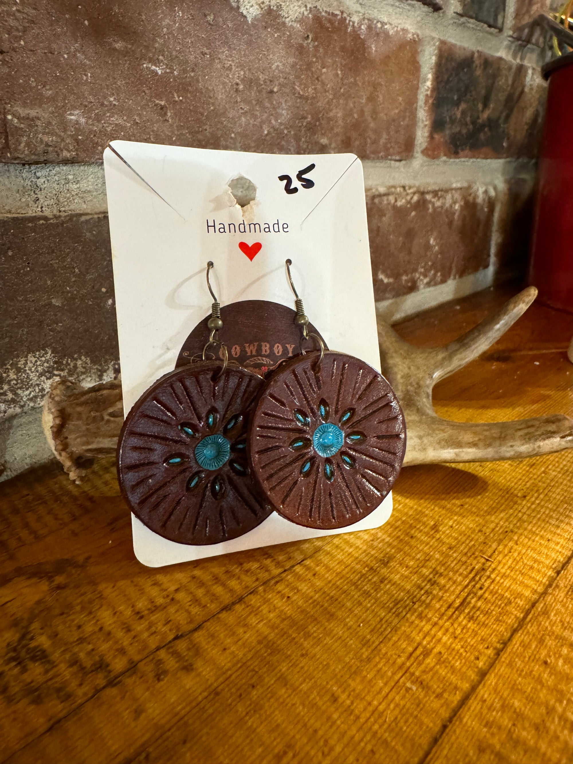 Brown Turquoise Earrings